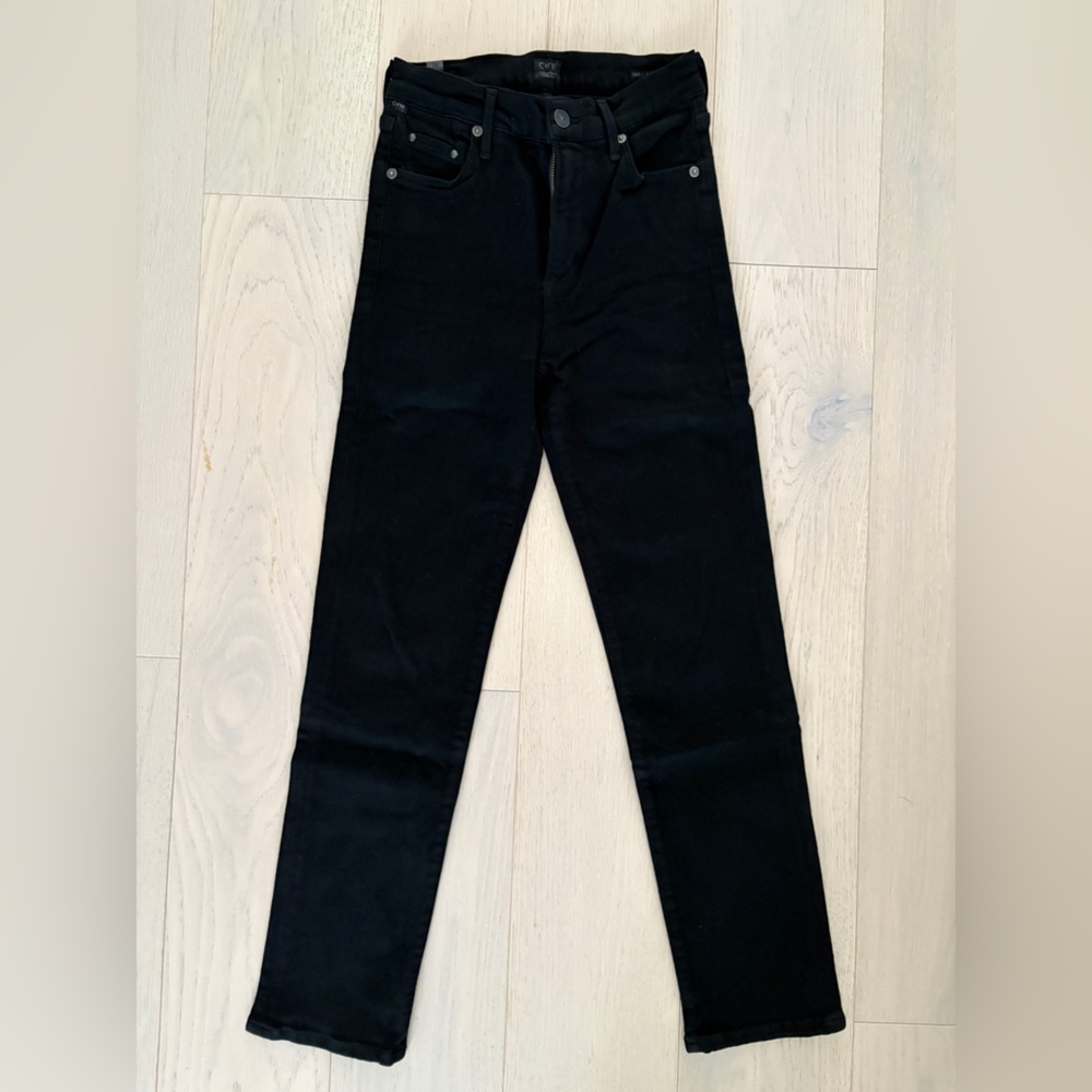 Citizens of Humanity Black Cigarette Style Jeans size 25